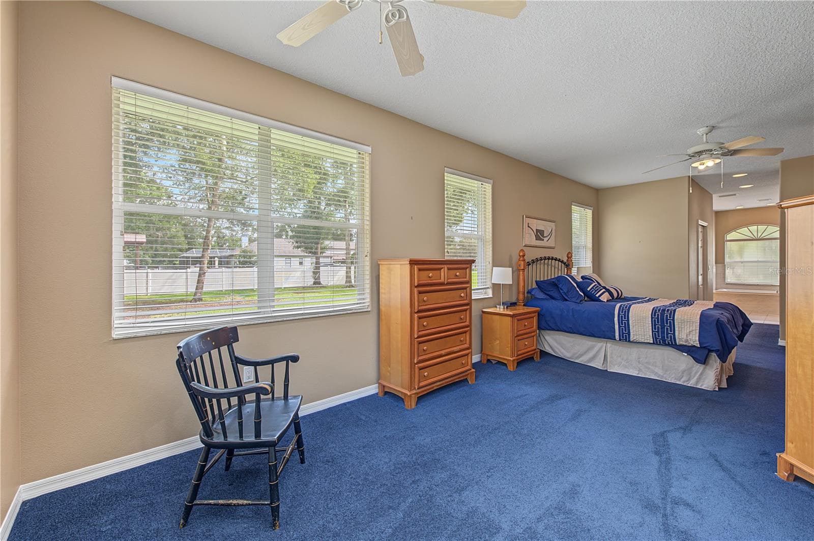 Master Bedroom with area for a sitting room - 915 LAKE THOMAS LN, LUTZ