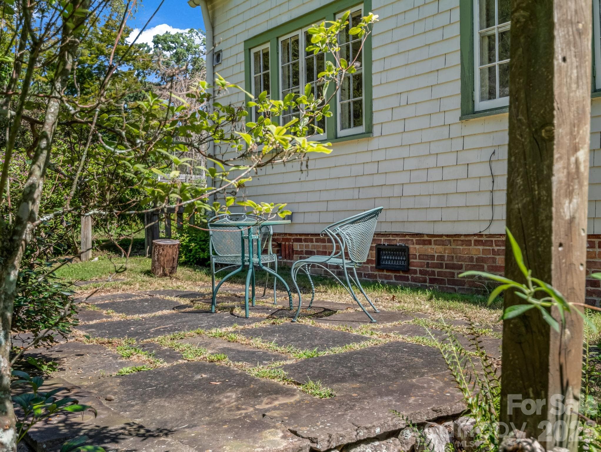 Rear patio - 323 Blythe Street, Hendersonville