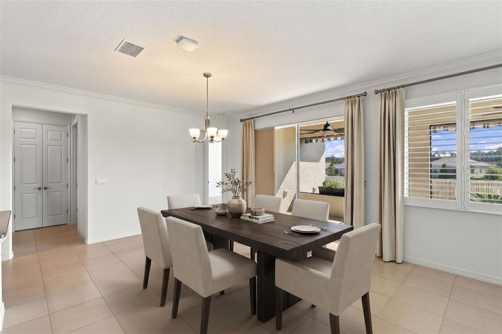 Virtually Staged Dining Room - 10378 SW 96TH LOOP, OCALA