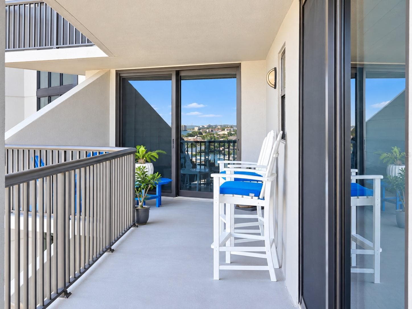 60' Wrap around balcony. - 1660 GULF BLVD #706, CLEARWATER