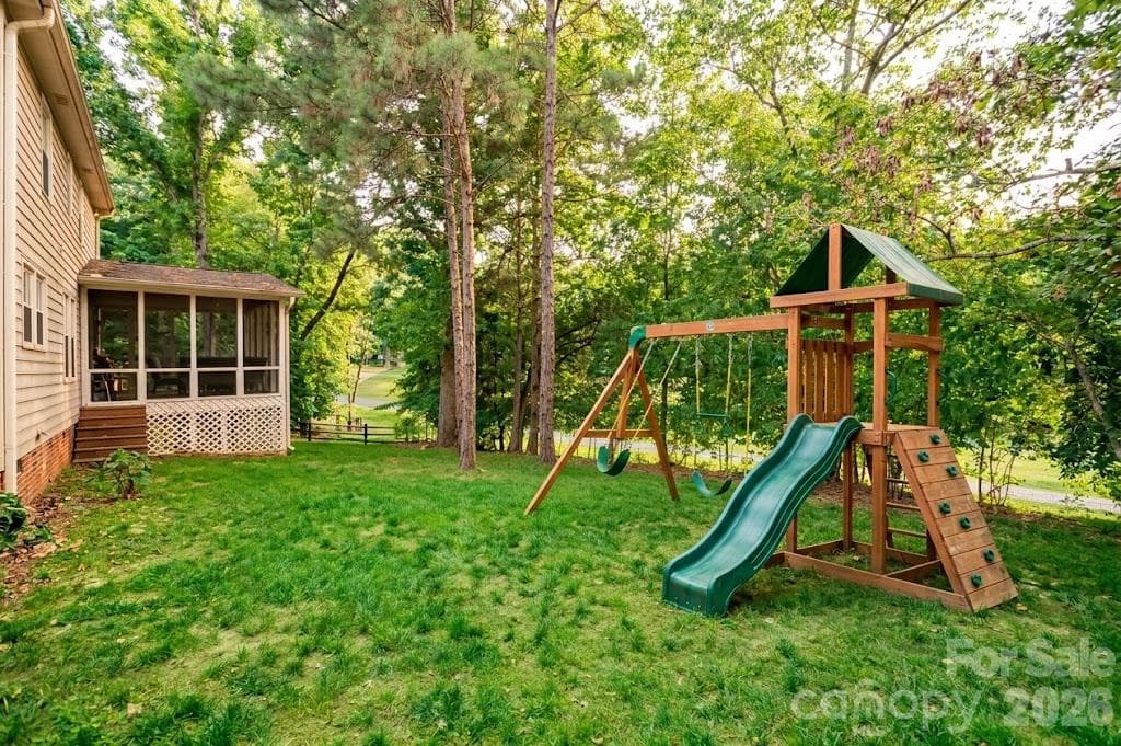 AI enhanced backyard - 10009 Thomas Payne Circle, Charlotte