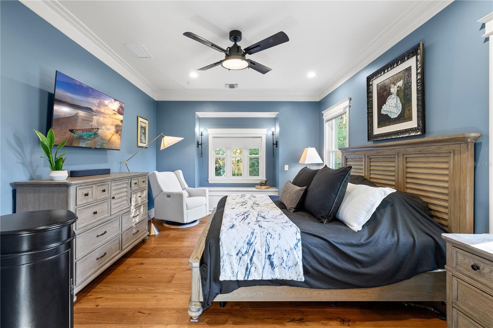 Primary bedroom - 5903 RIVER FOREST CIR, BRADENTON