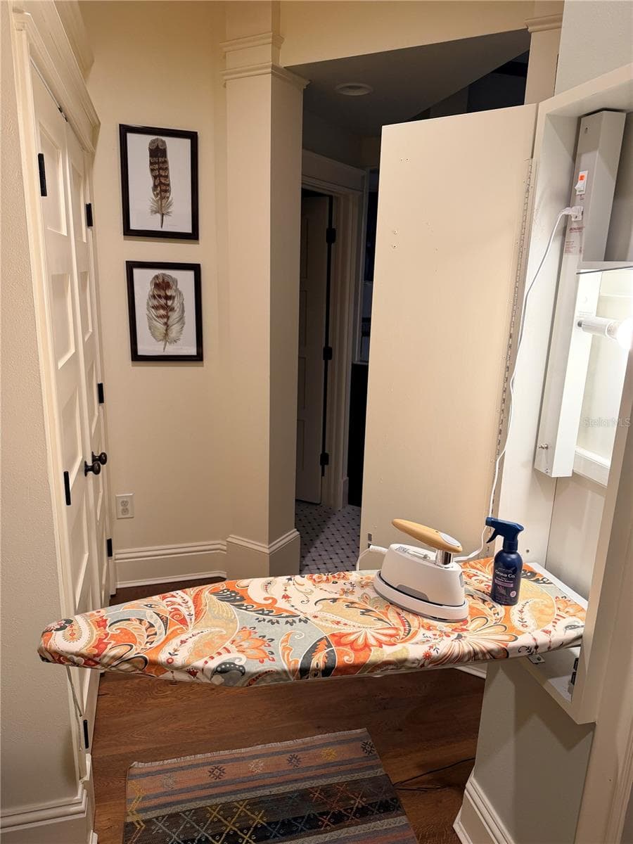 built-in ironing station in primary - 5903 RIVER FOREST CIR, BRADENTON