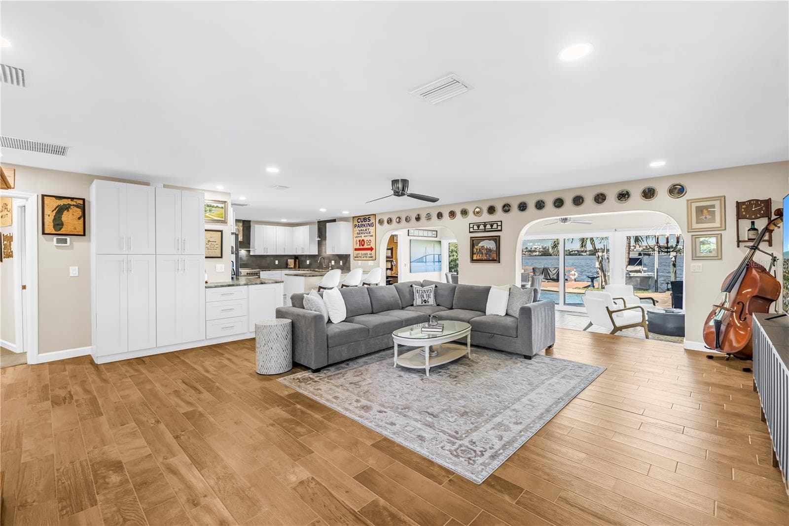 Step Inside to a Bright, Open Living Room with Water Views - 106 WALL ST, REDINGTON SHORES