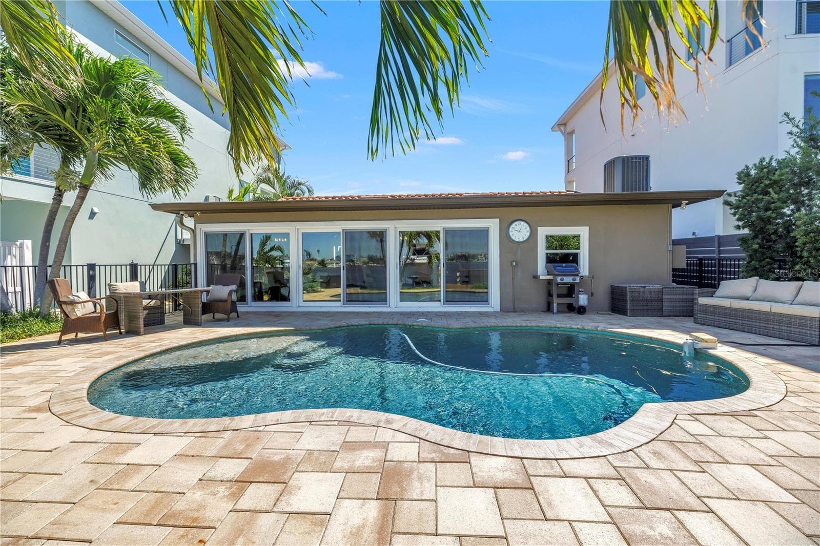 View of Pool from Dock - 106 WALL ST, REDINGTON SHORES