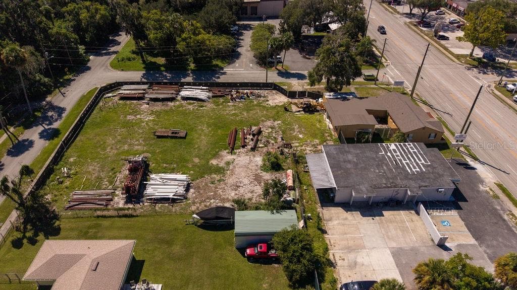 Aerial of entire parcel. - 219 S SPRING GARDEN AVE, DELAND
