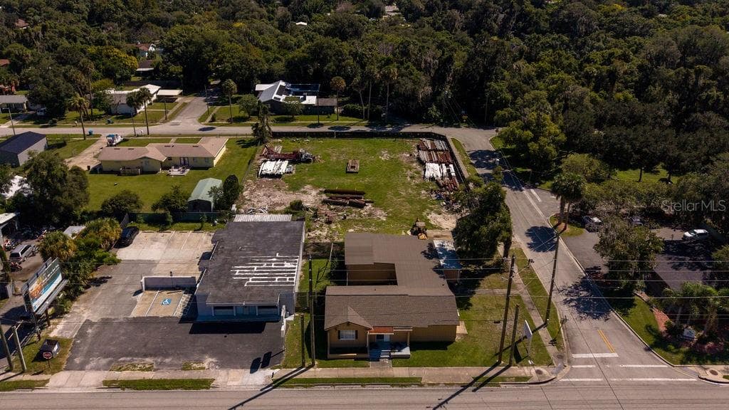 Aerial of parcel. - 219 S SPRING GARDEN AVE, DELAND