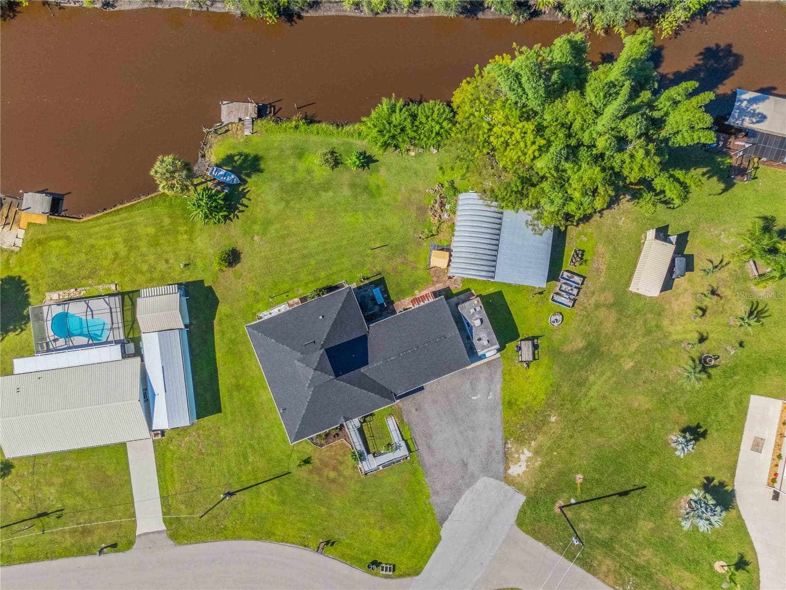 Aerial view of 141 Summerset Dr - 141 SUMMERSET DR, PUNTA GORDA
