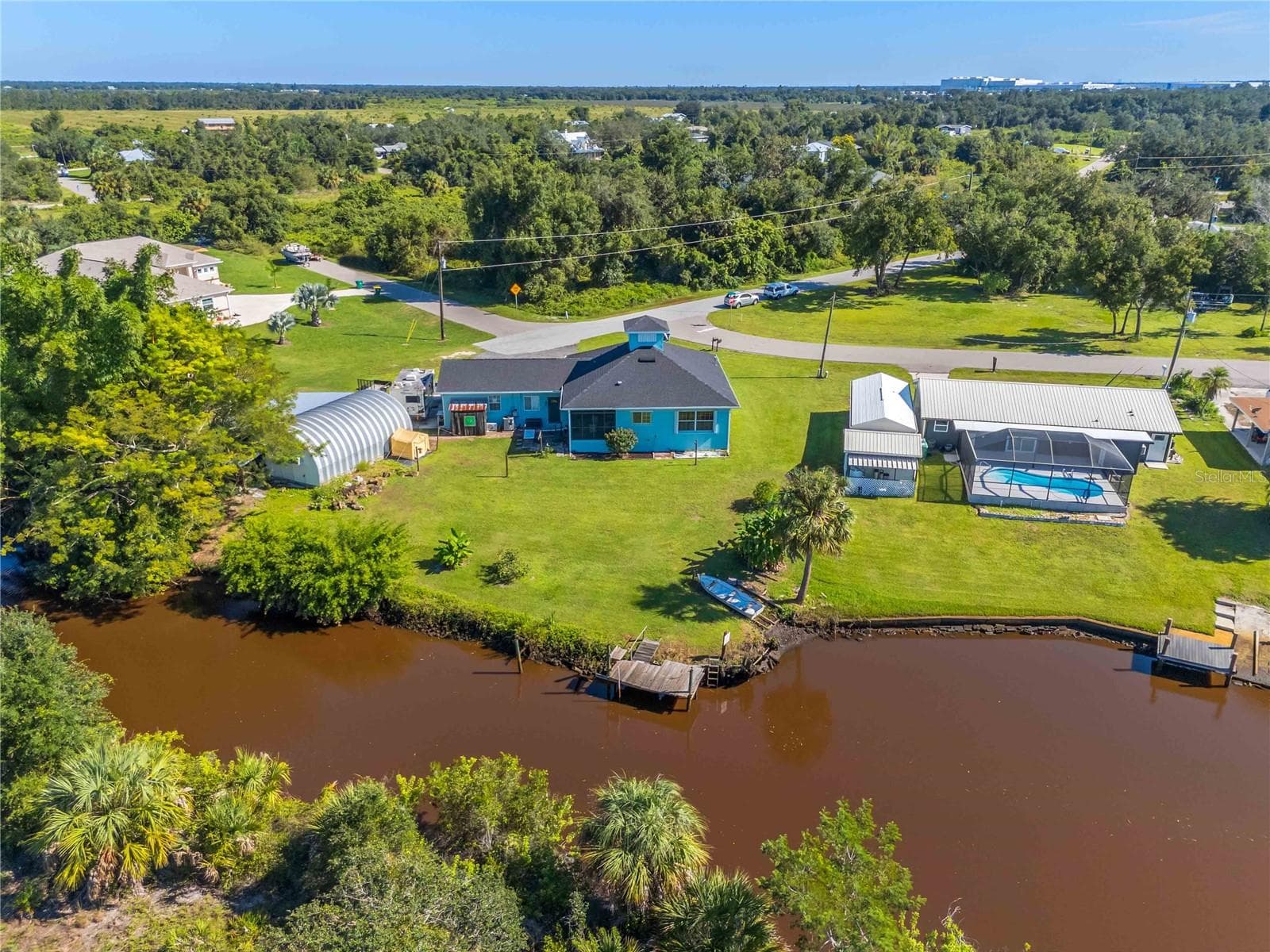 Aerial view - 141 SUMMERSET DR, PUNTA GORDA