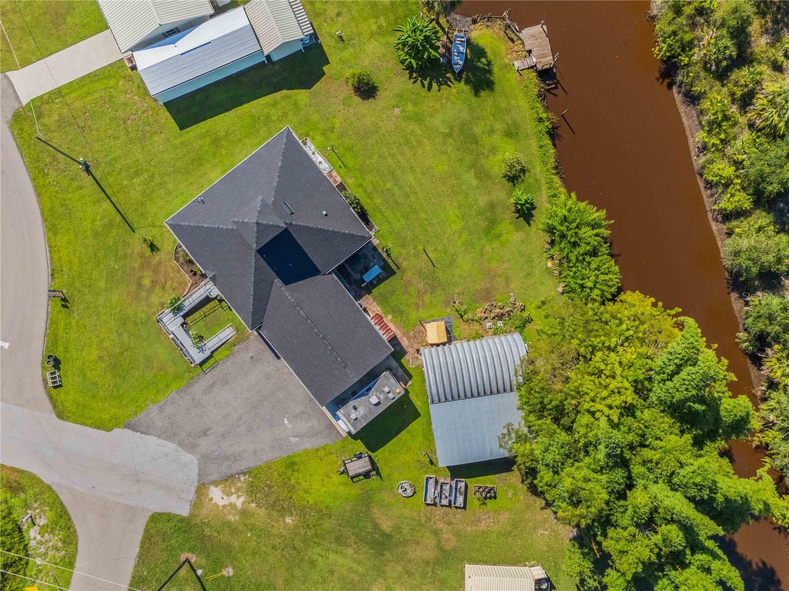 Aerial view - 141 SUMMERSET DR, PUNTA GORDA