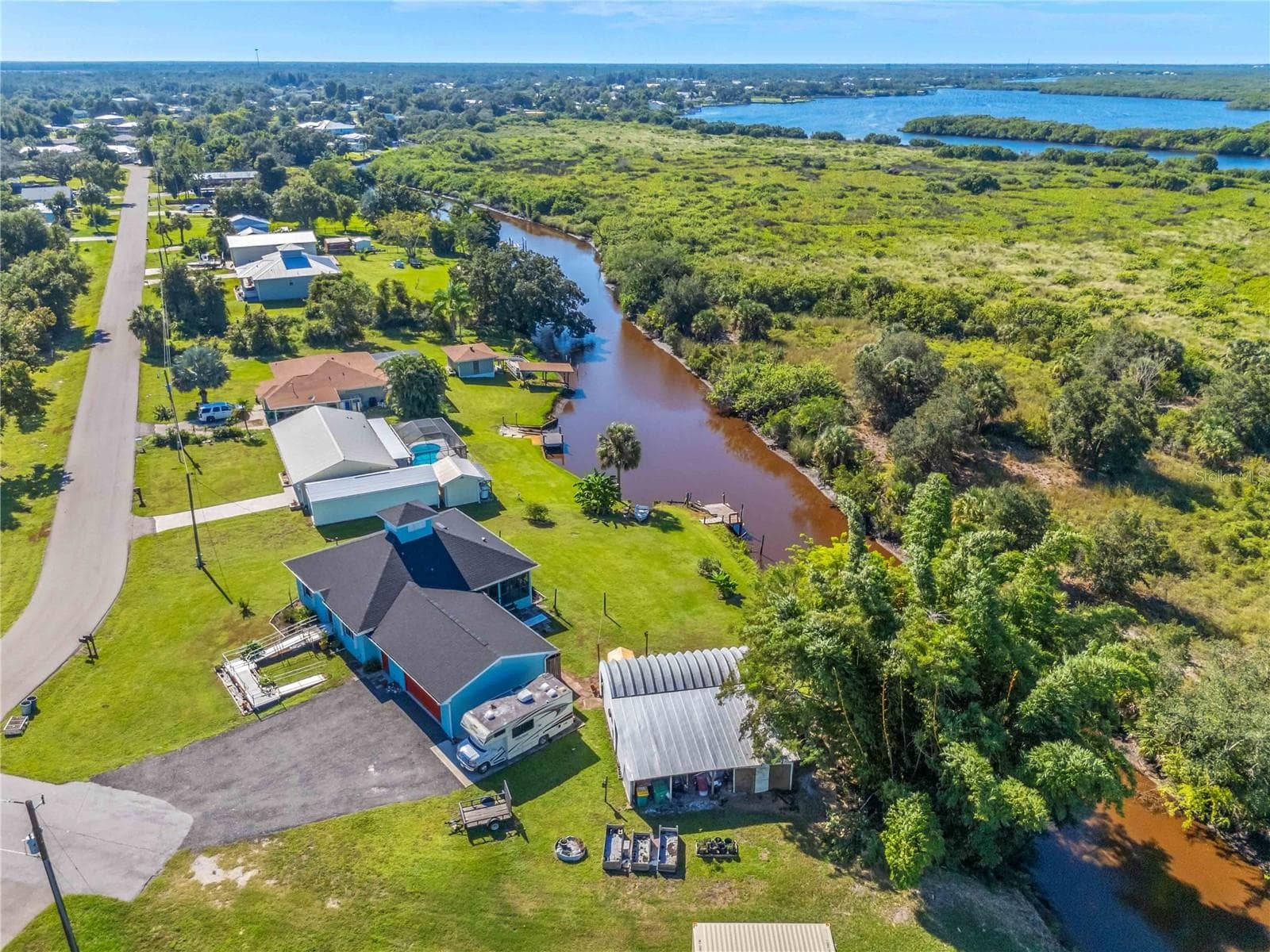 Aerial view - 141 SUMMERSET DR, PUNTA GORDA