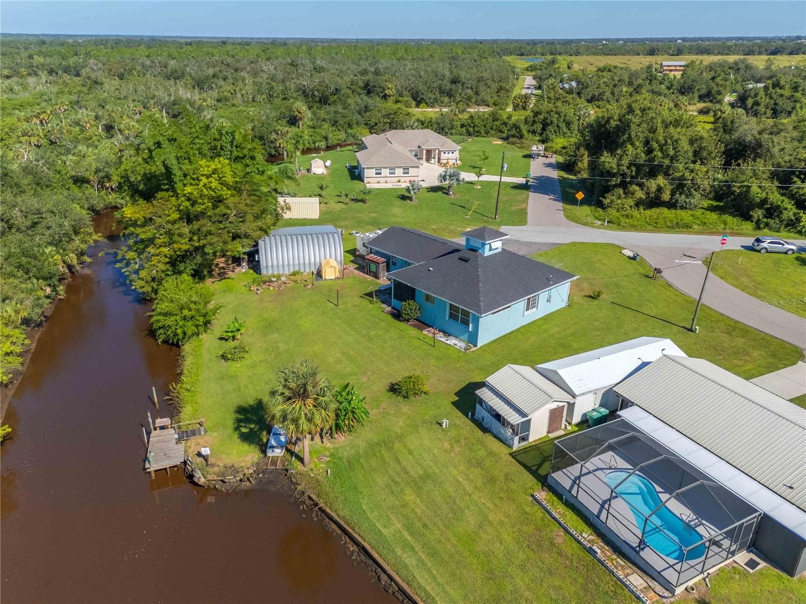 Aerial view - 141 SUMMERSET DR, PUNTA GORDA