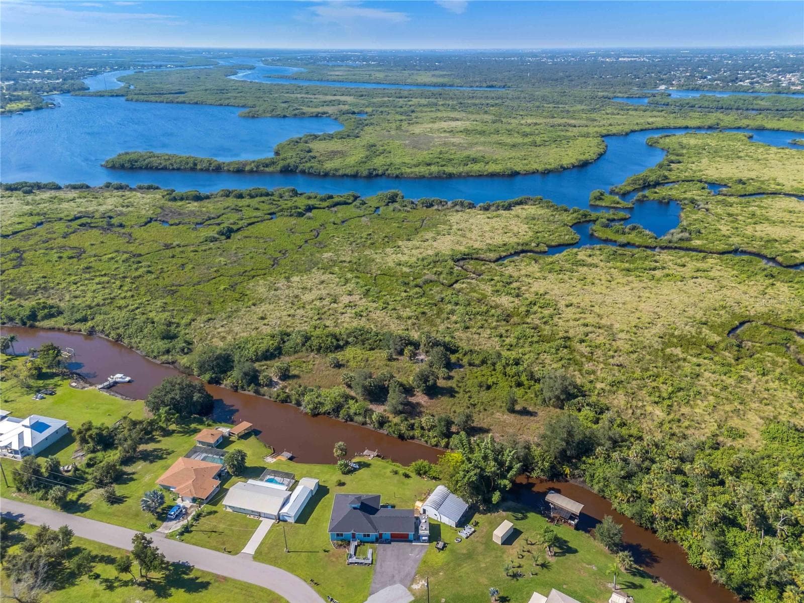 Aerial view - 141 SUMMERSET DR, PUNTA GORDA