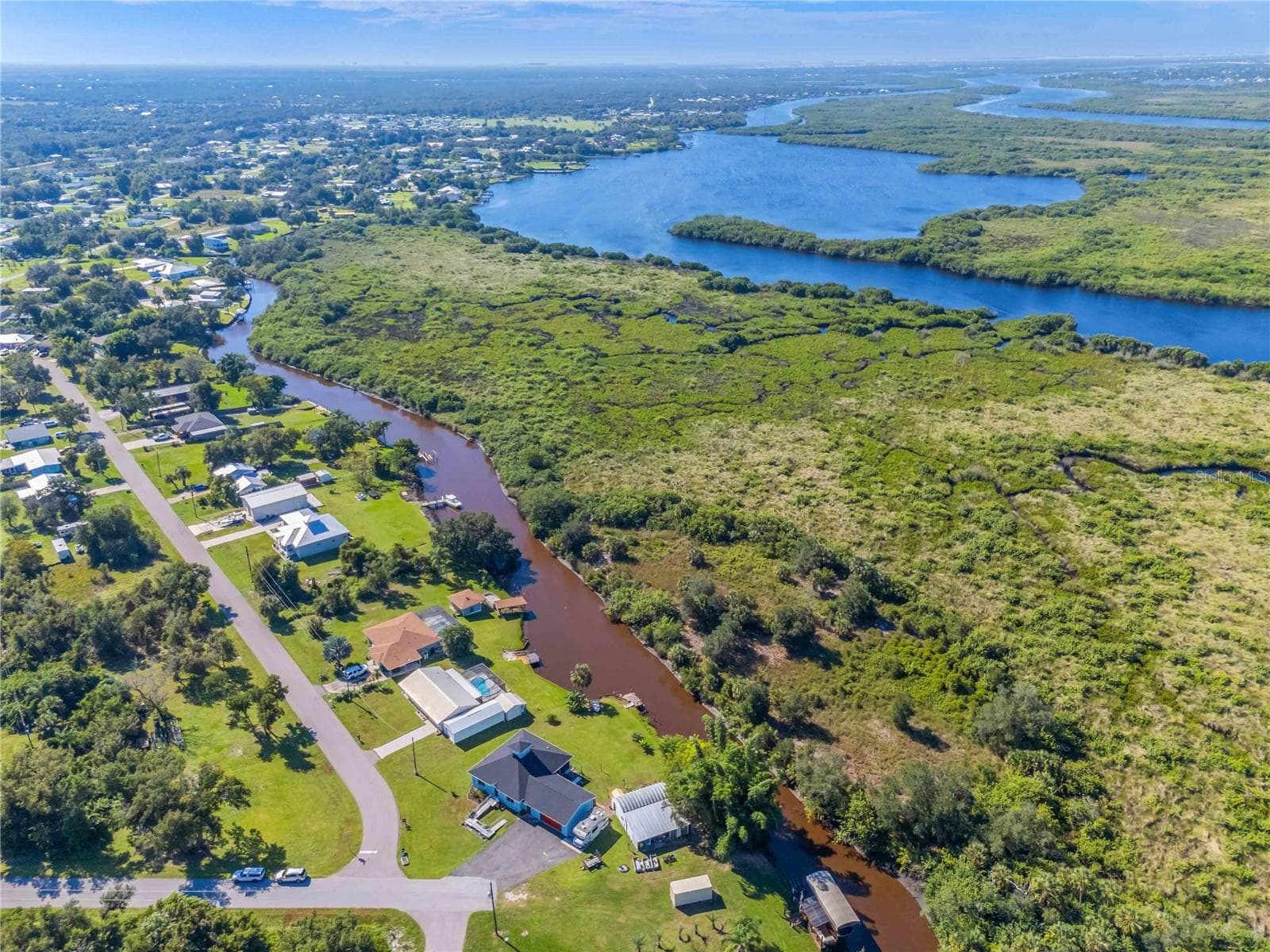 Aerial view - 141 SUMMERSET DR, PUNTA GORDA
