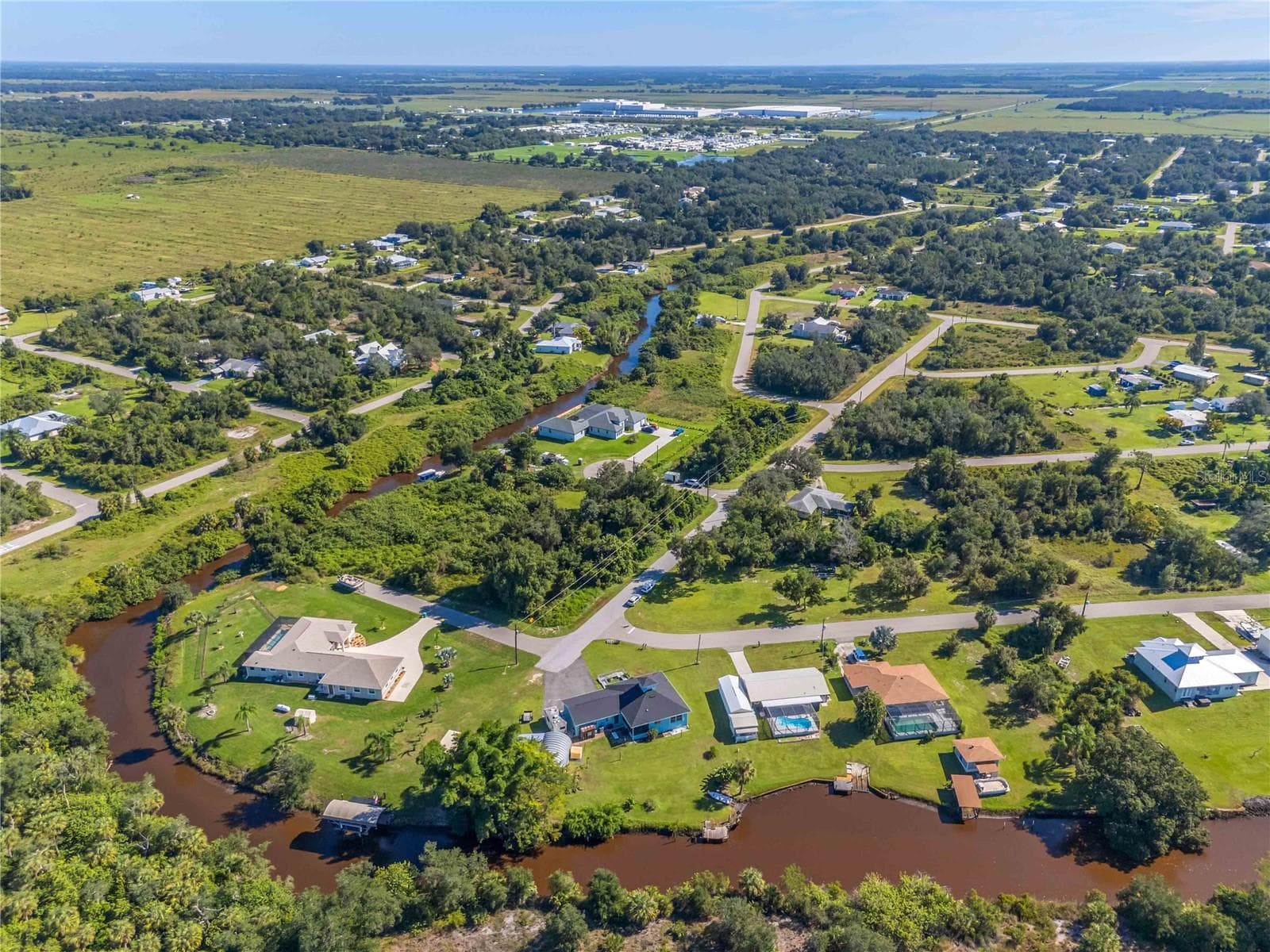 Aerial view - 141 SUMMERSET DR, PUNTA GORDA
