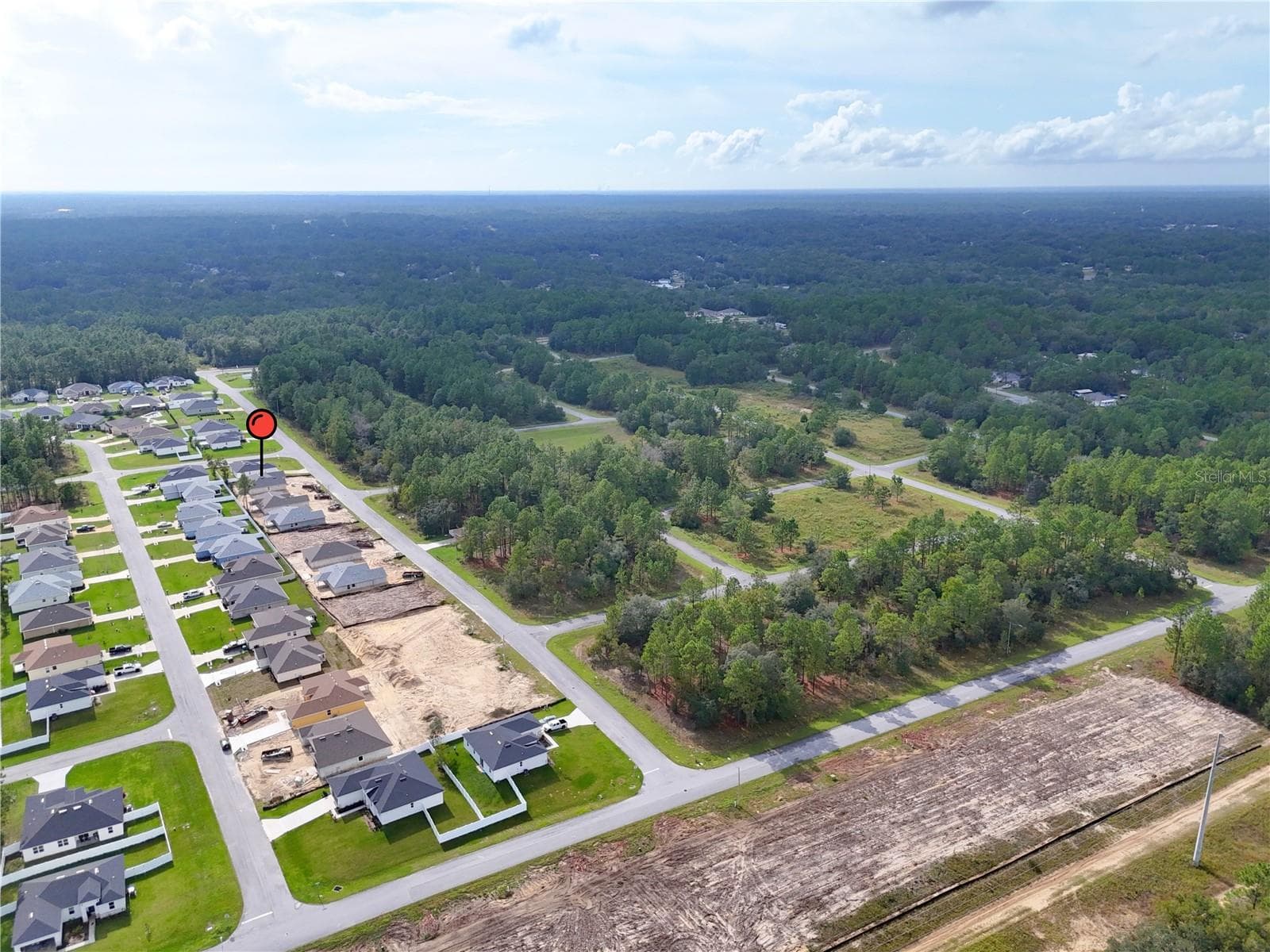 Aerial view of block as of 10/13/2026 - 8427 N INCA WAY, CITRUS SPRINGS
