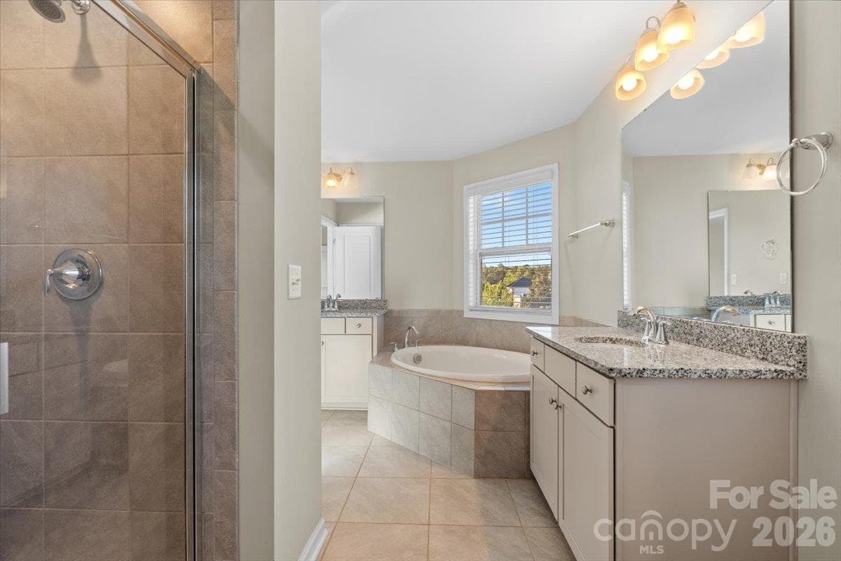 separate shower - 6556 Harris River Way, Charlotte