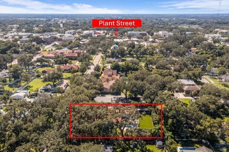 Aerial View - 234 N LAKEVIEW AVE, WINTER GARDEN