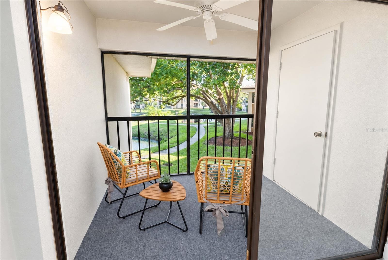 storage on porch - 2700 NEBRASKA AVE #2-205, PALM HARBOR