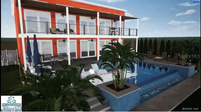 Future Pool Rendering - 16268 GATOR HOLE RD, ODESSA