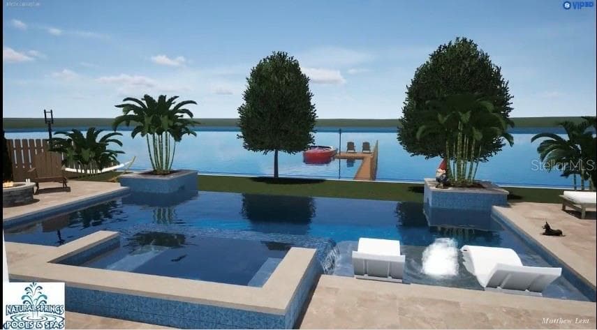 Future Pool Rendering - 16268 GATOR HOLE RD, ODESSA