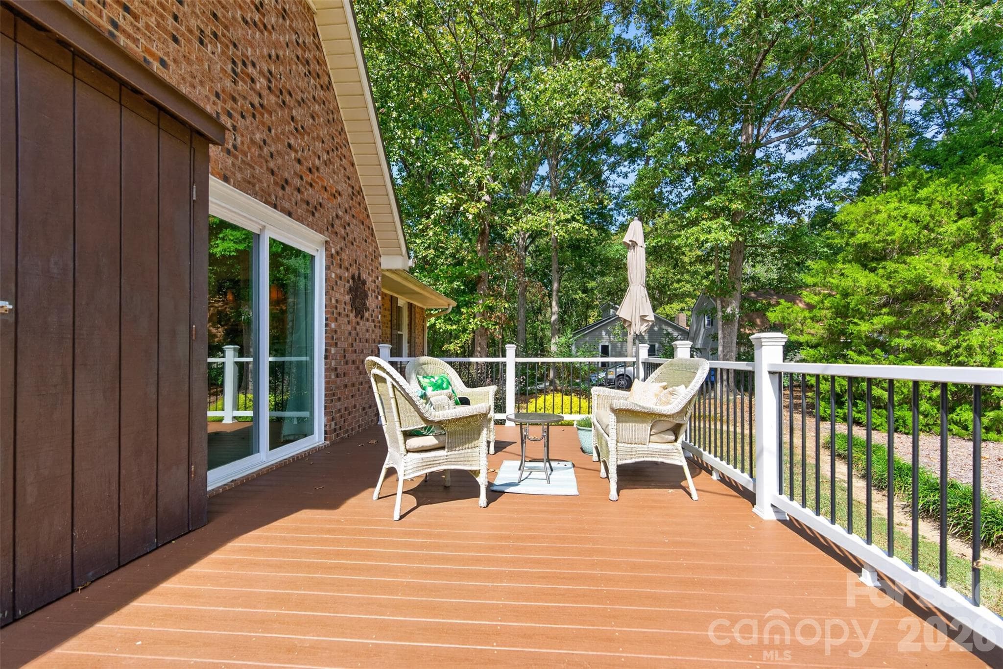 expanded deck with trex - 2209 Rainbrook Drive, Monroe