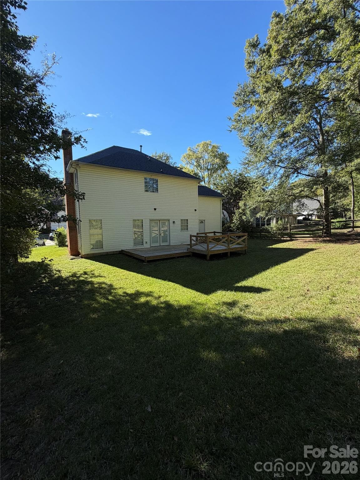 Back view - 10904 Delsing Court, Charlotte