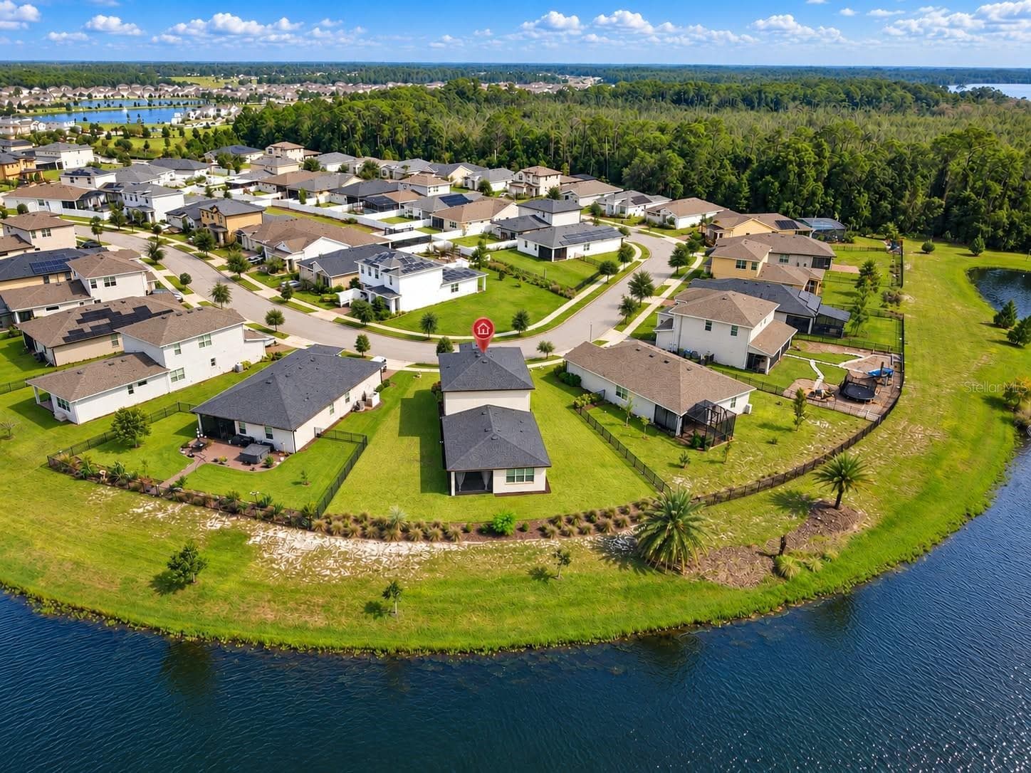 Community view with lake - 3120 CRISPIN CIR, ST CLOUD