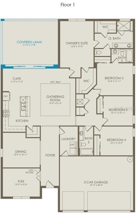 Floor Plan - Floor One - 3451 HAVEN SIDE ROAD, DAVENPORT