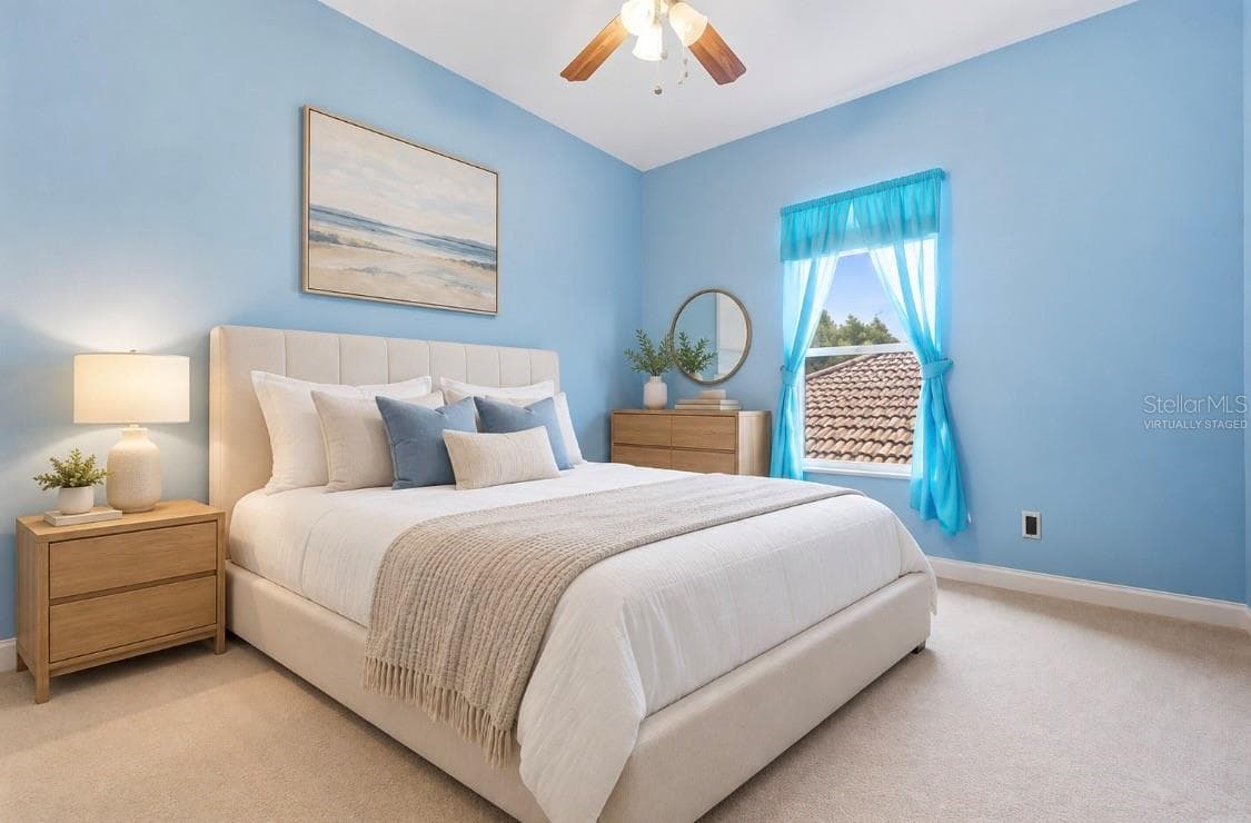bedroom 4 virtually staged - 18004 LANAI ISLE DR, TAMPA