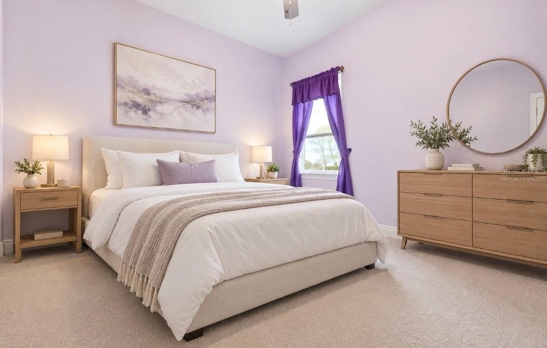 bedroom 3 virtually staged - 18004 LANAI ISLE DR, TAMPA