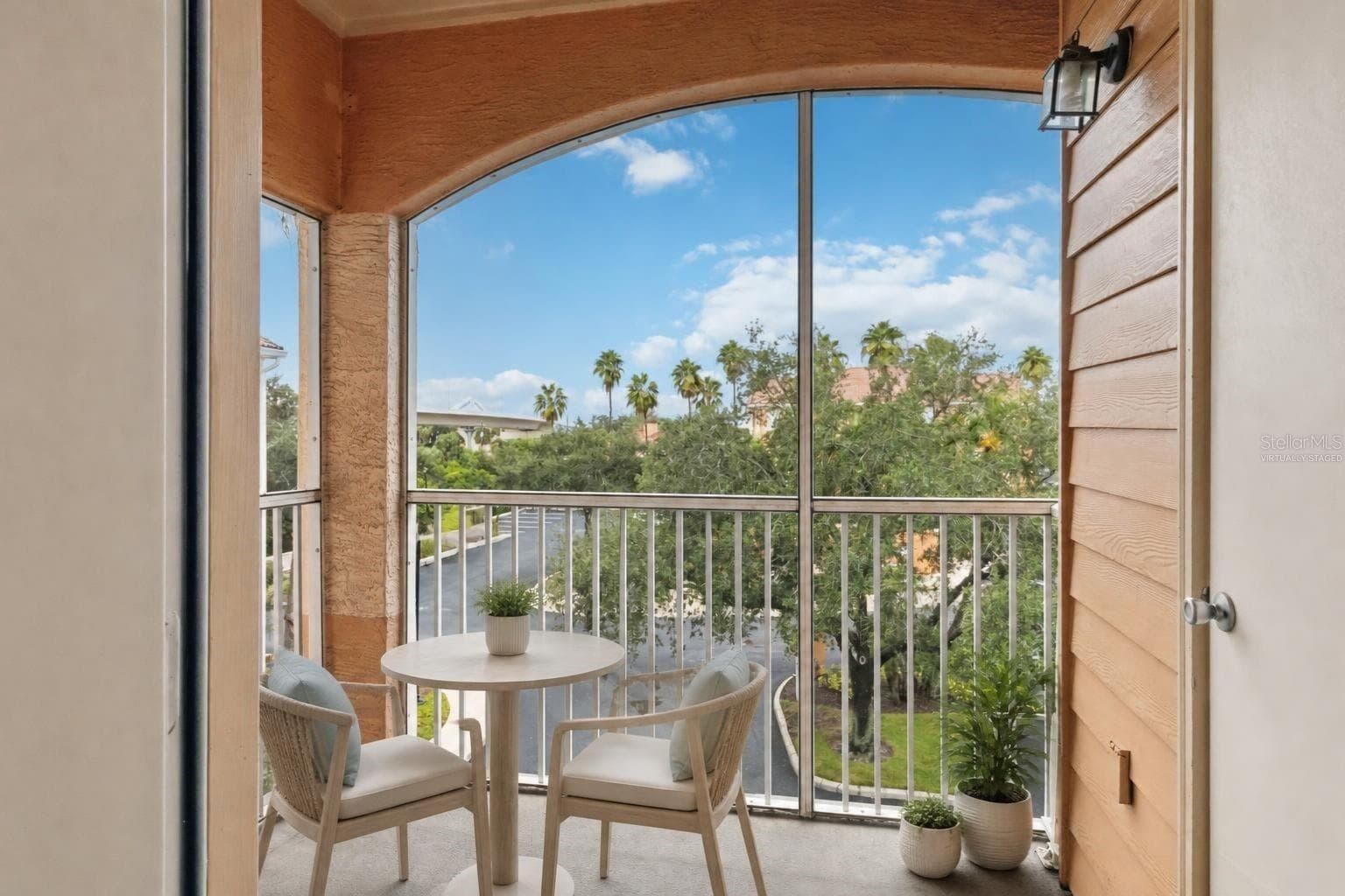 Virtually staged - SCREENED BALCONY - 5000 CULBREATH KEY WAY #1-313, TAMPA