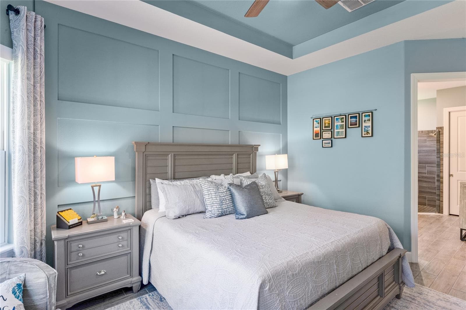 Primary Suite w/ feature wall trim - 10813 CALLUNA DR, ODESSA