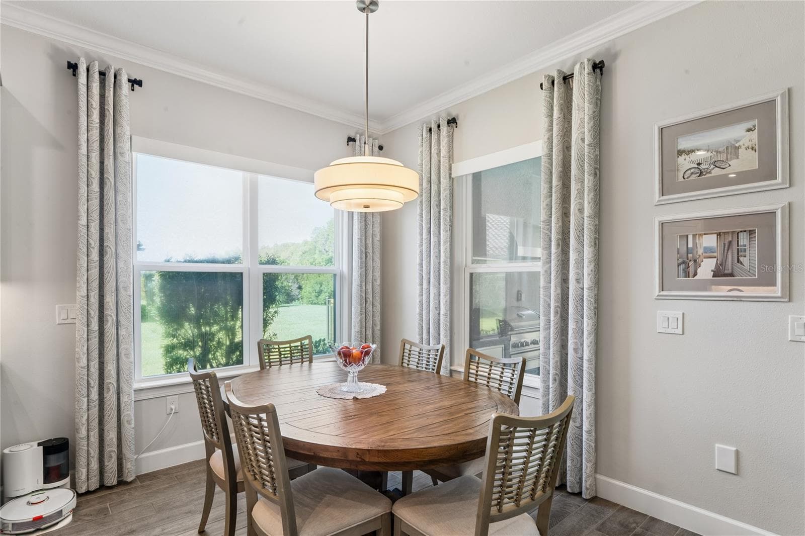 Dining Room with window shades up - 10813 CALLUNA DR, ODESSA