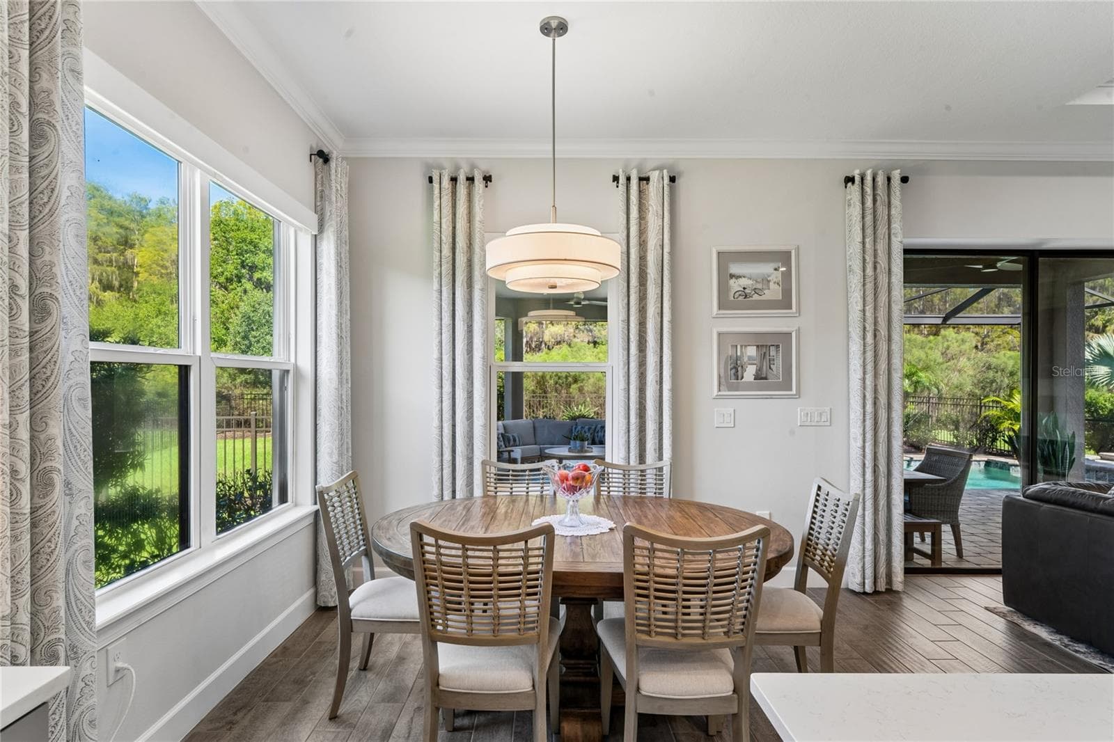 Dining room view from kitchen - 10813 CALLUNA DR, ODESSA