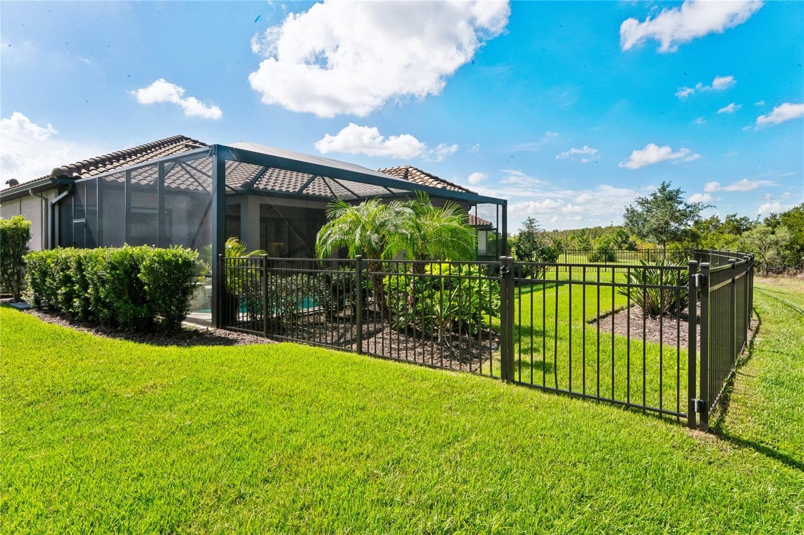 Backyard aluminum Fencing - 10813 CALLUNA DR, ODESSA