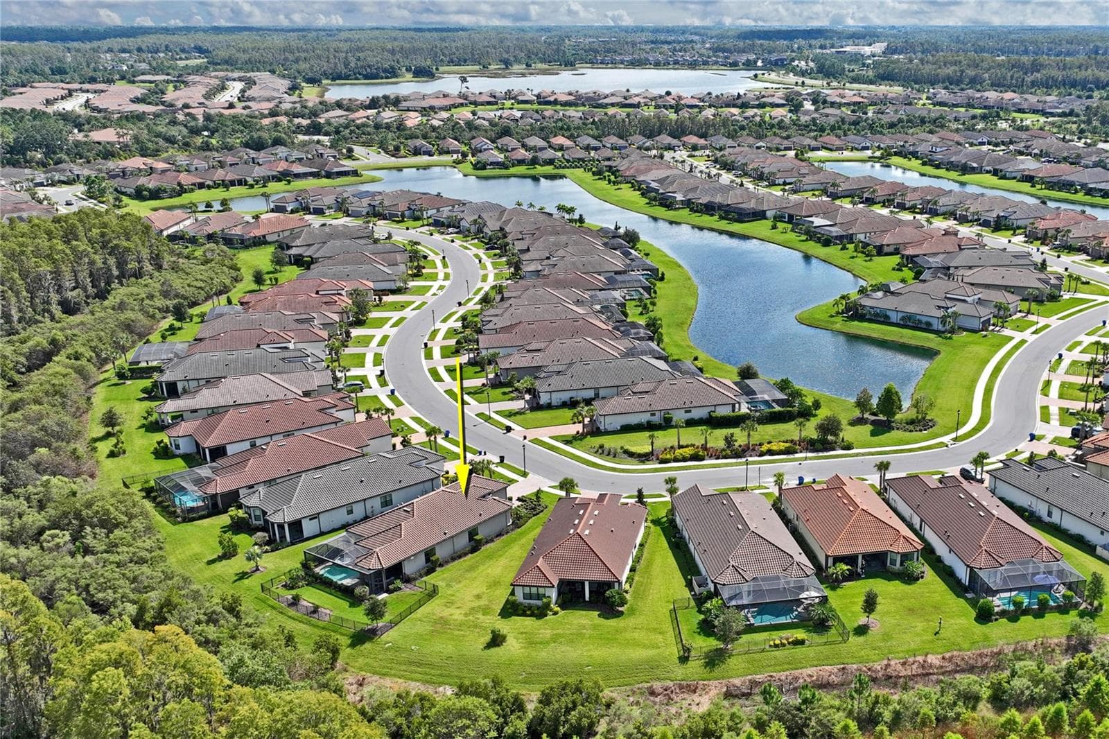 Backyard view of home - 10813 CALLUNA DR, ODESSA