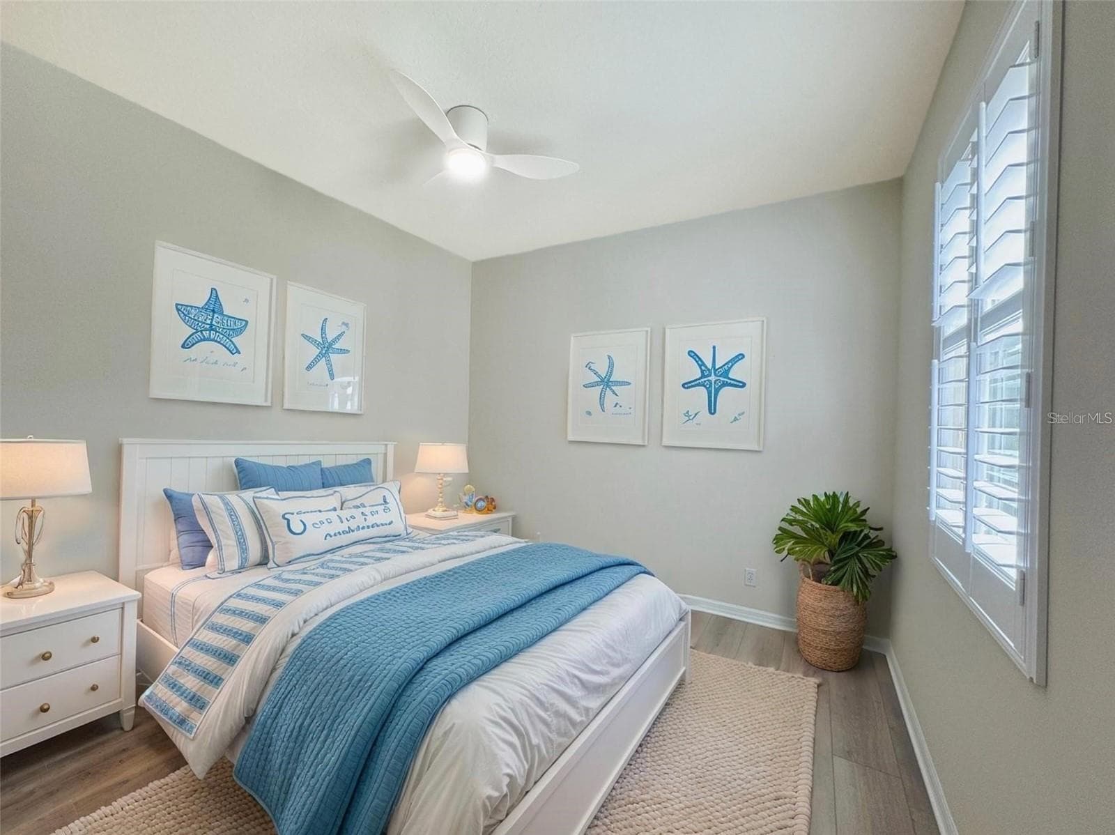 Virtual Staging - Guest Bedroom - 9616 TURNING LEAF TER, BRADENTON