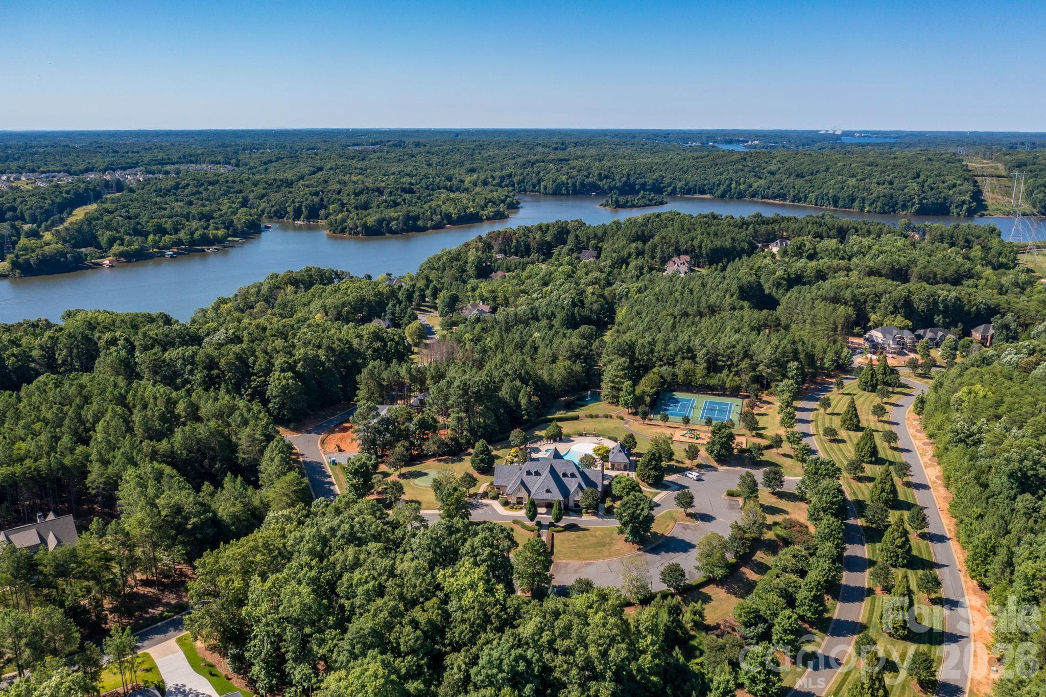 Aerial of Community - 4001 Deer Park Lane, Belmont