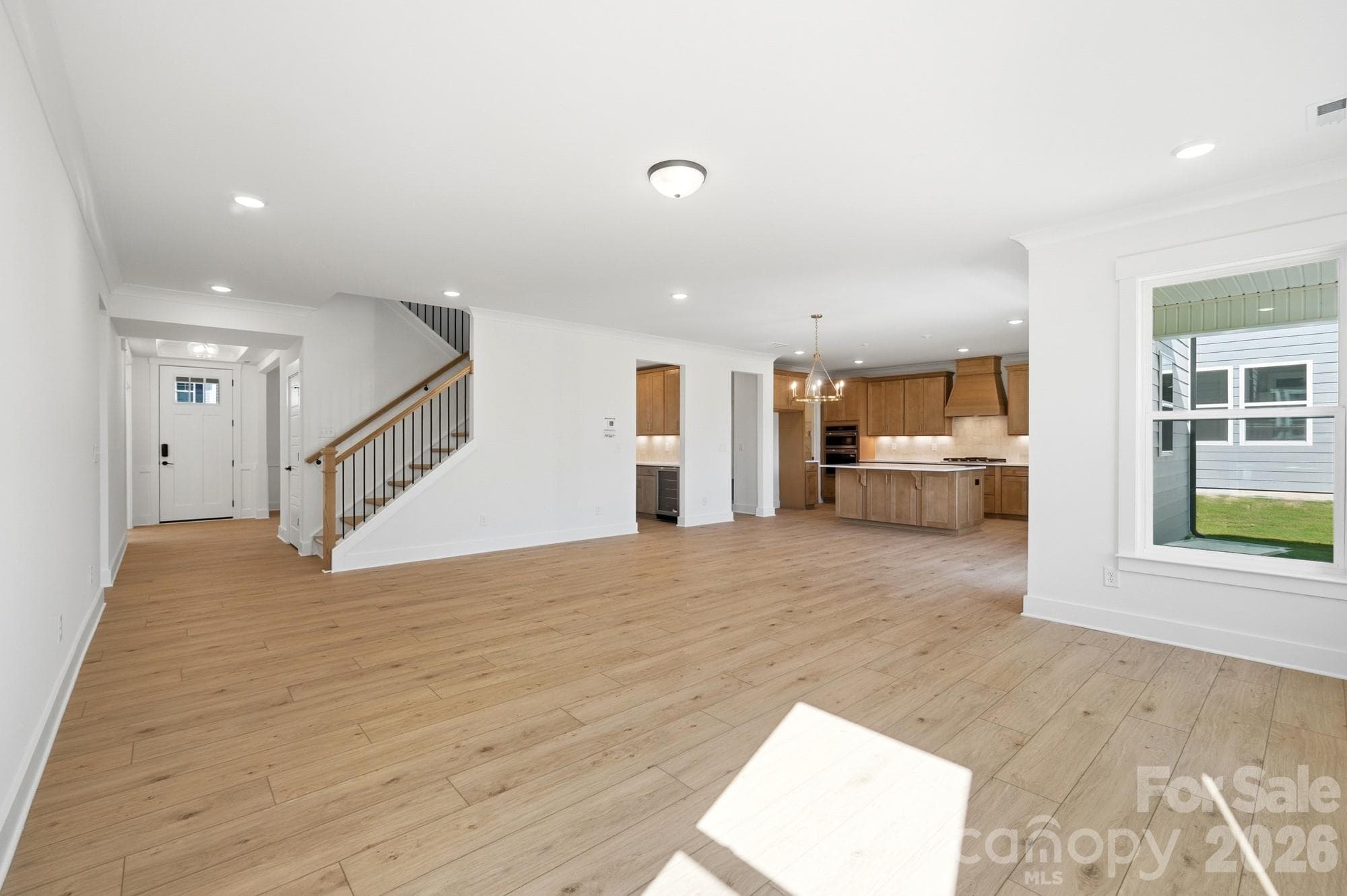 Family Room - 4475 Blue Mound Court, Stanley