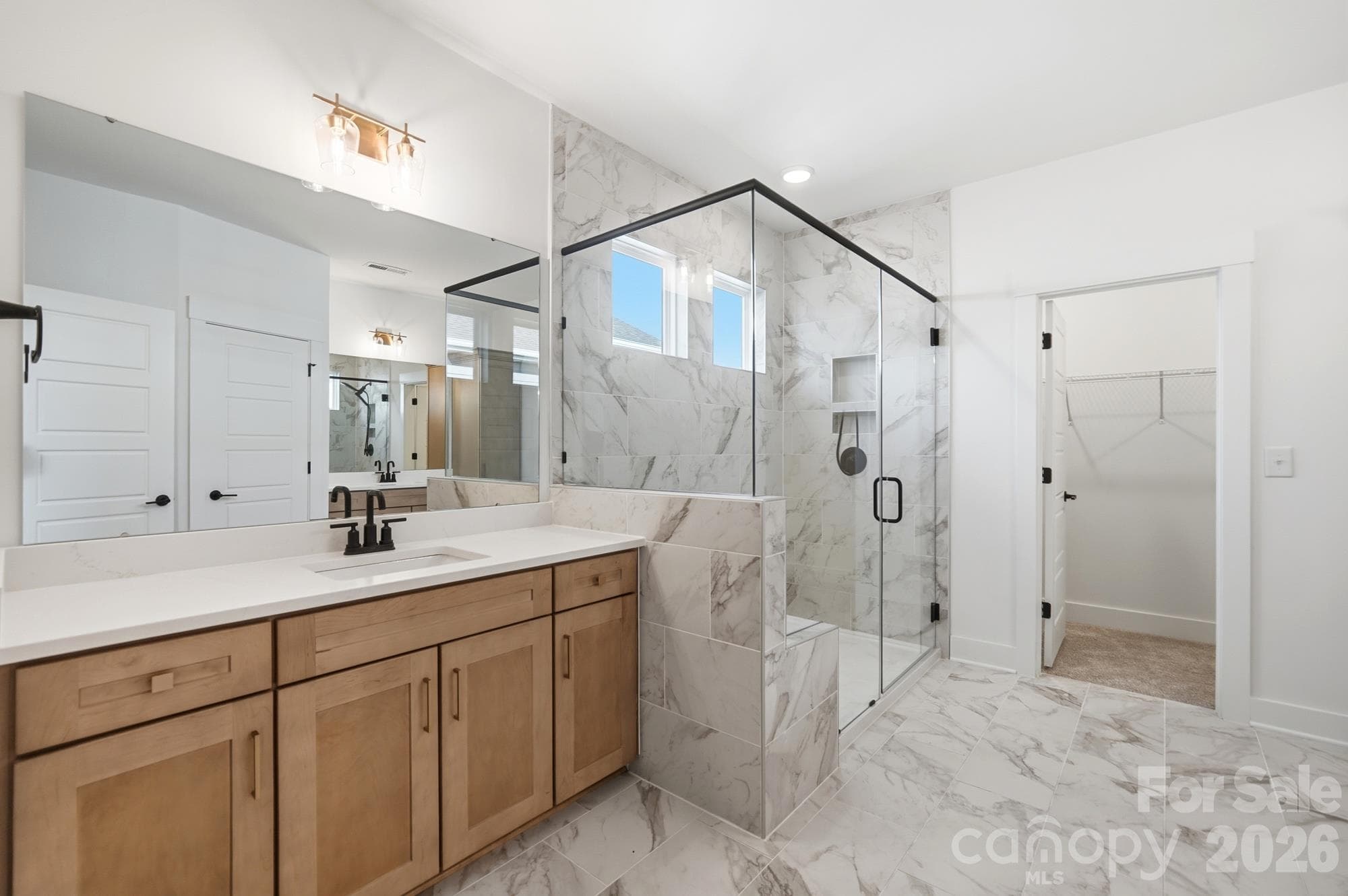 Primary Bathroom - 4475 Blue Mound Court, Stanley