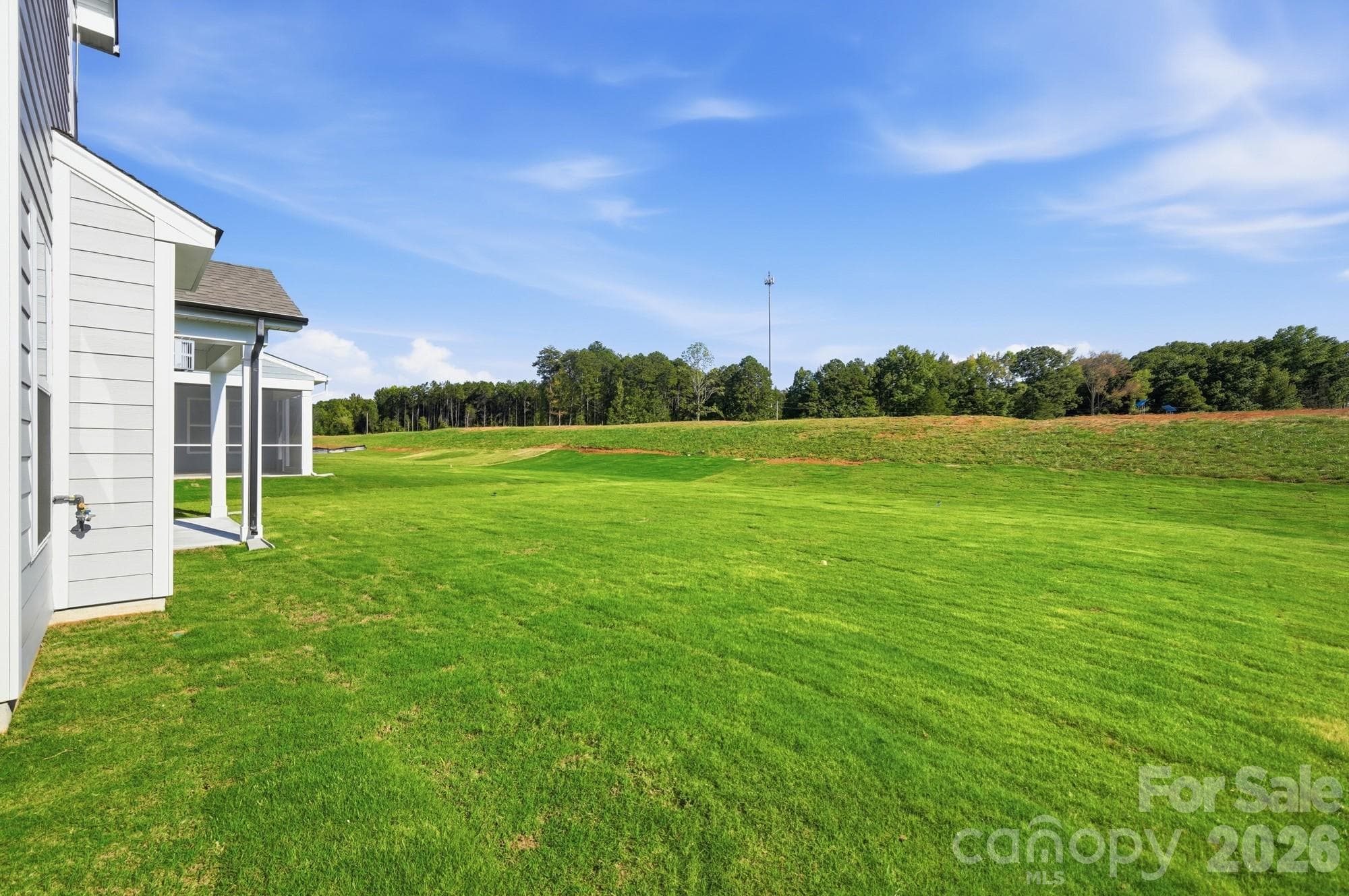 Backyard - 4475 Blue Mound Court, Stanley