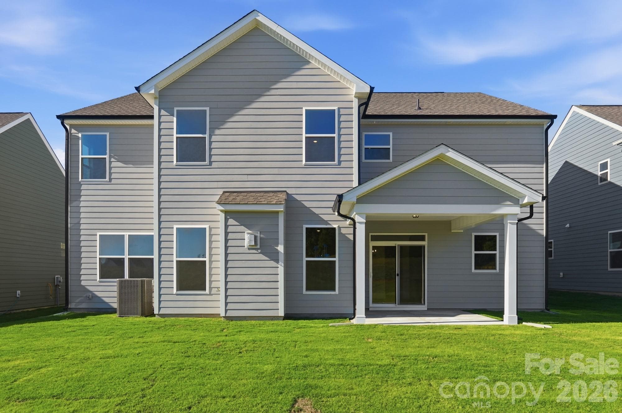 Rear of home - 4475 Blue Mound Court, Stanley