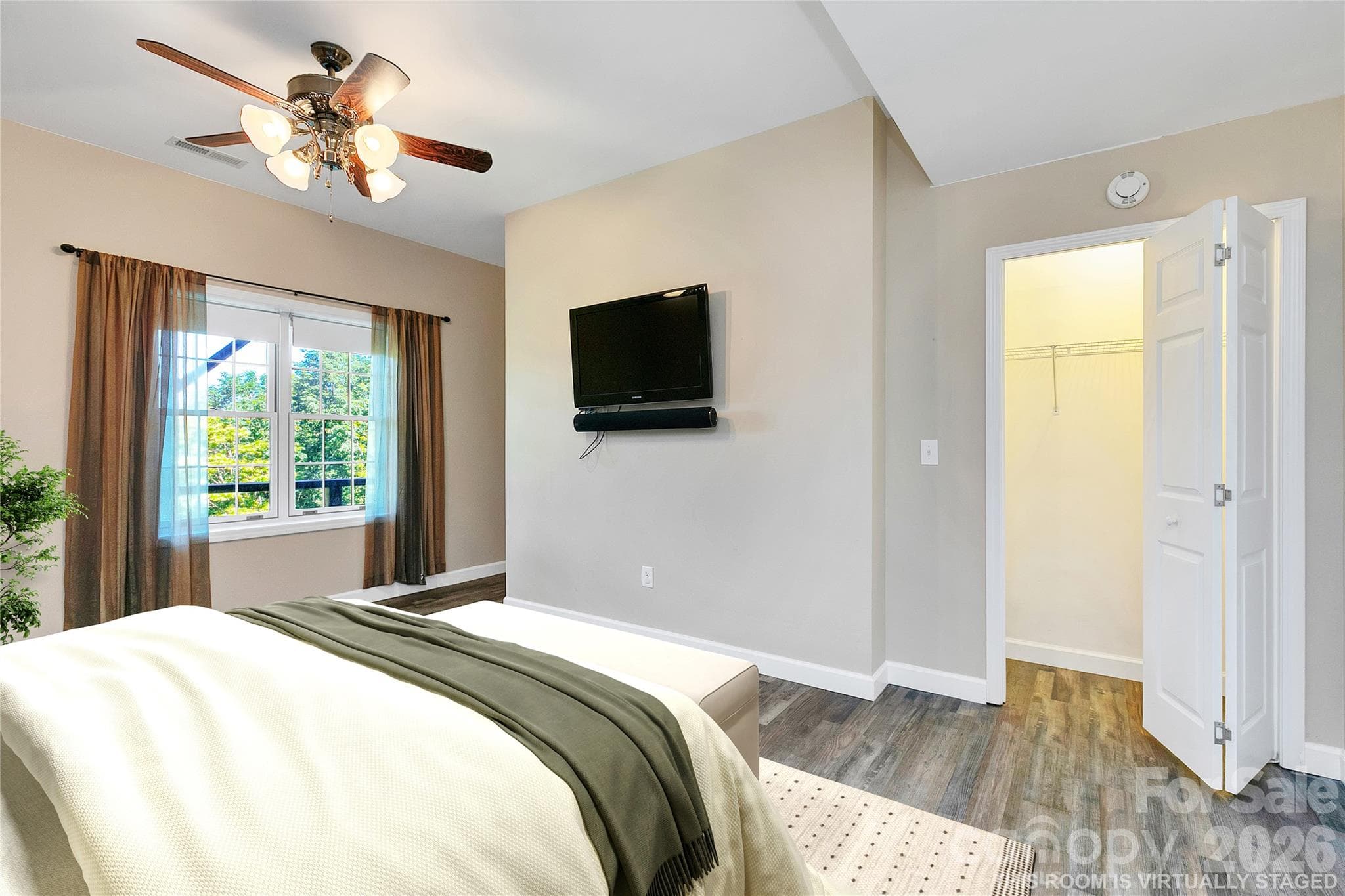 Bedroom 2 Virtually staged - 157 Kawani Lane, Brevard