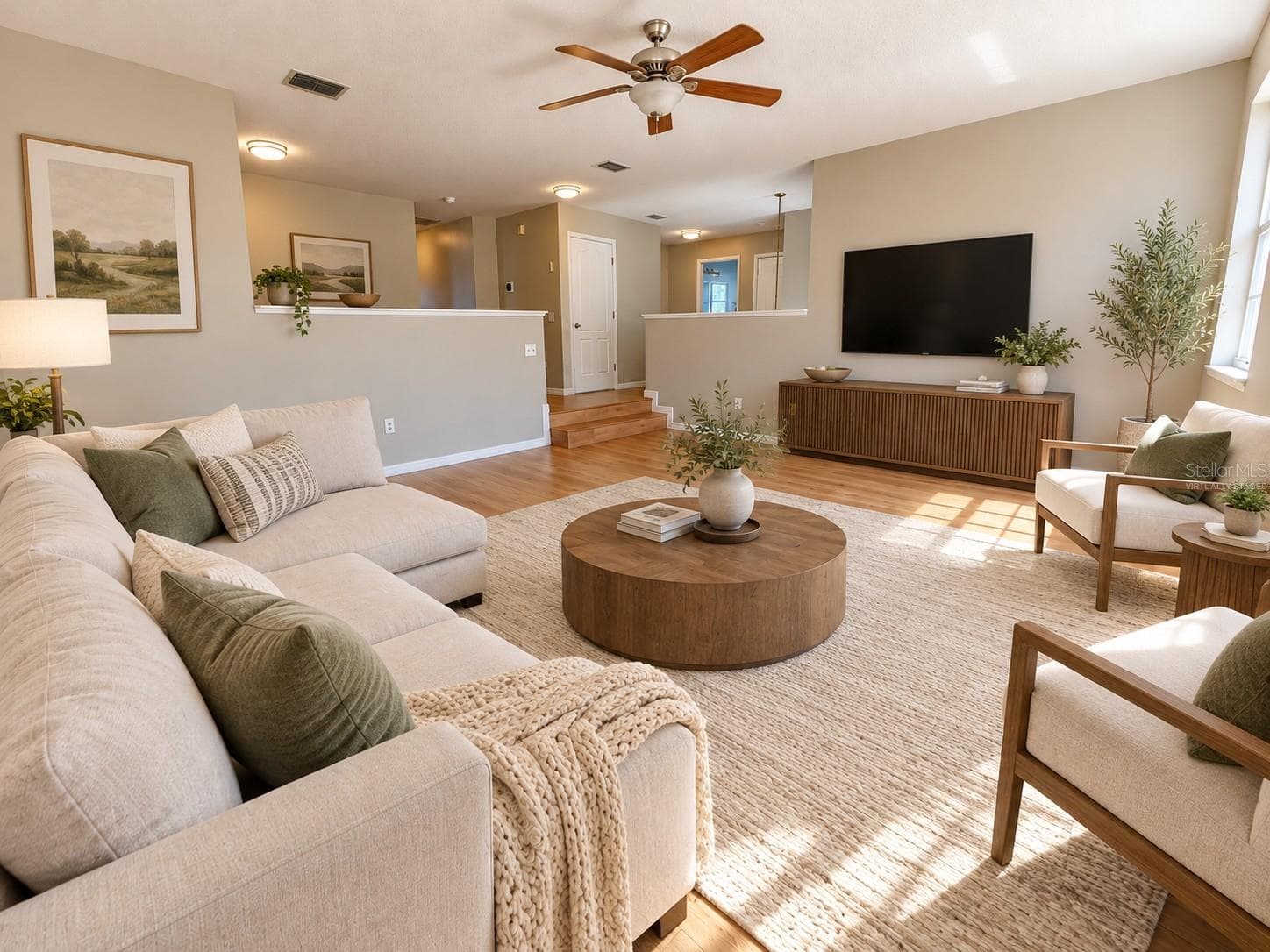 Virtually Staged  Upstairs Living Room / Bonus Room - 1753 OPEN FIELD LOOP, BRANDON