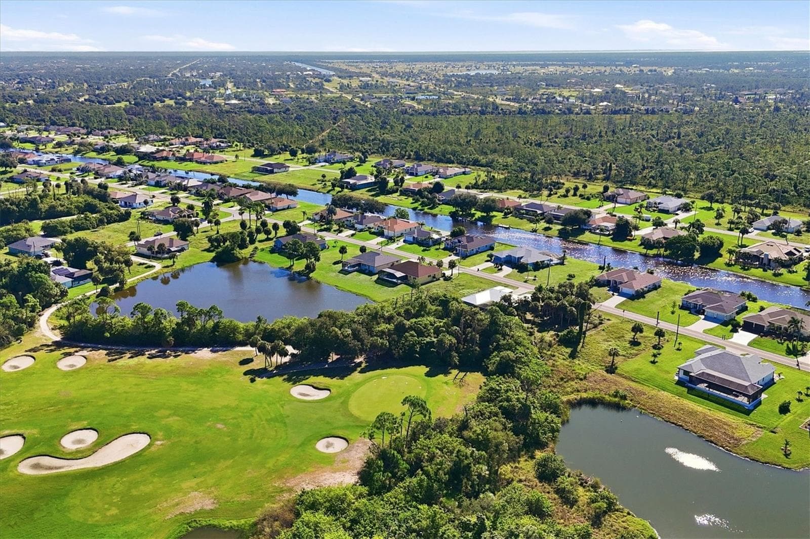Lake to Golf Course - 1078 ROTONDA CIR, ROTONDA WEST