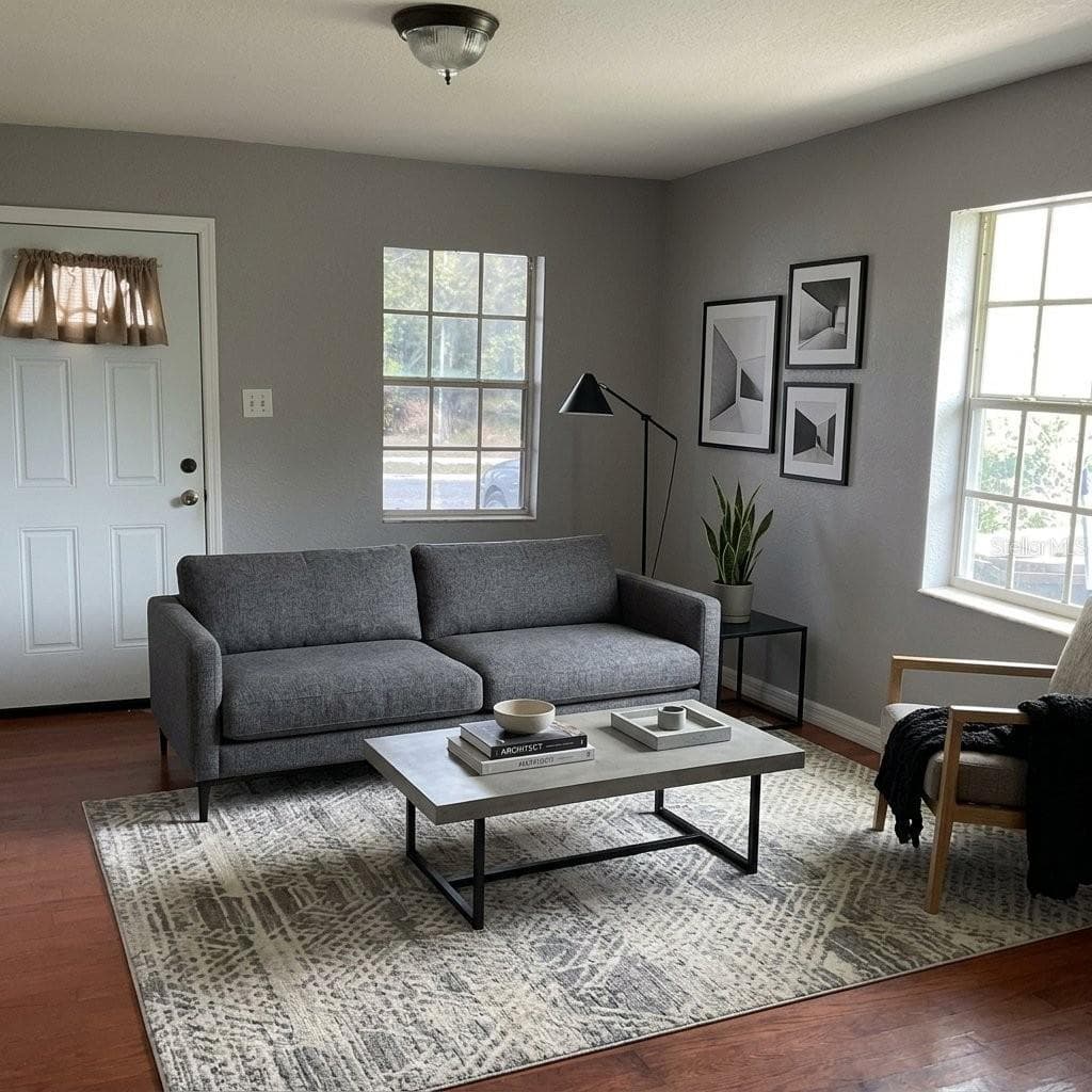 AI generate living room - 428 F ST, LAKE WALES