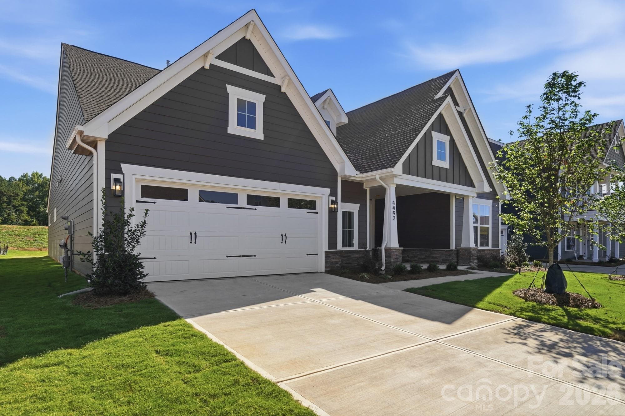 Homesite 108 features an Edgefield C floorplan - 4493 Blue Mound Court, Stanley