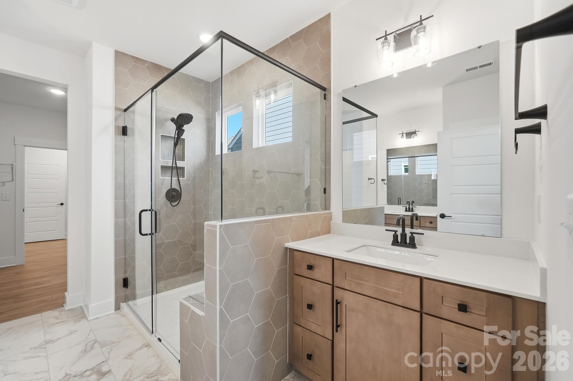 Primary Bathroom - 4493 Blue Mound Court, Stanley