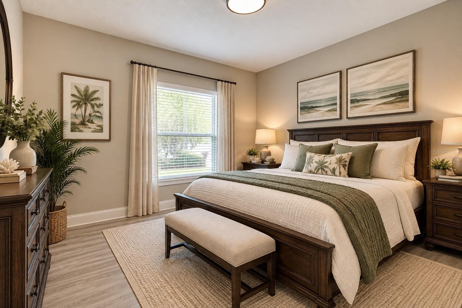 Virtually Staged Bedroom 4 - 37 WOODLYN LN, PALM COAST